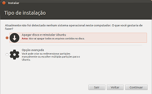 Instalação Ubuntu 12.04.1