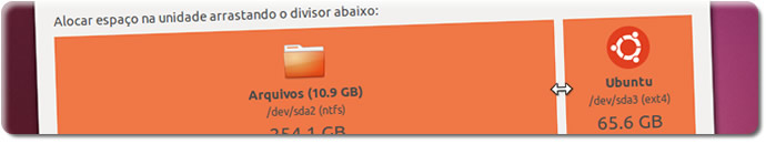 Instalação do Ubuntu 13.10 - Redimensionando o HD