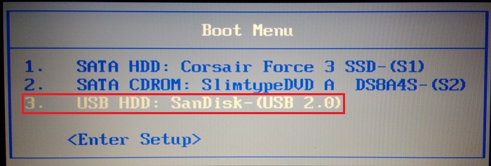 boot menu ubuntu