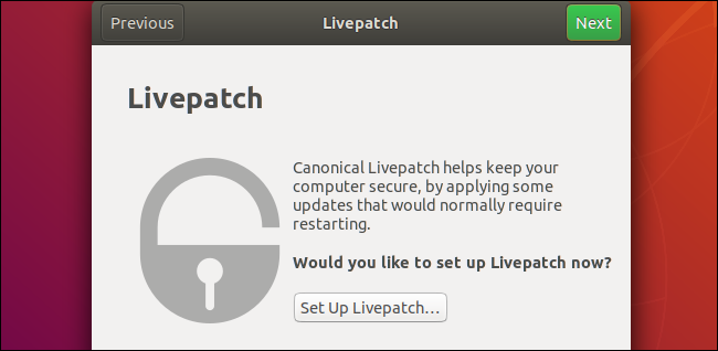 livepatch ubuntu1804lts