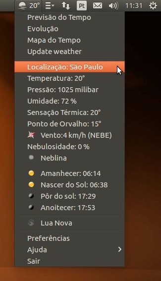 weather lista