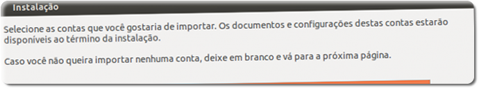 Importação de contas de usuário do Windows