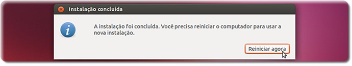Instalação do Ubuntu 13.10 - Concluída
