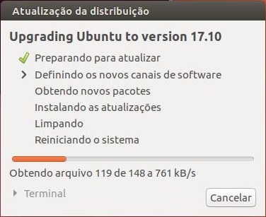 atualiza distro