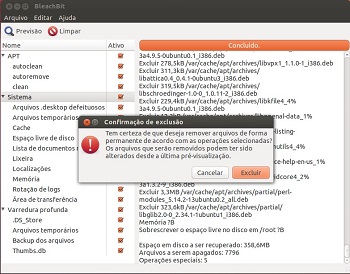 BleachBit no Ubuntu 12.10