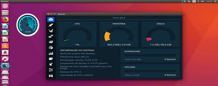 Stacer: otimizador de sistema para Ubuntu e derivados