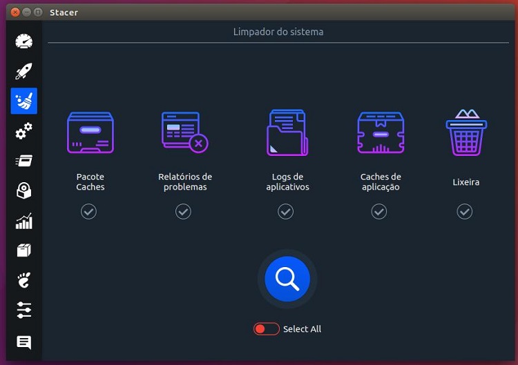 stacer limpadorsistema