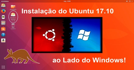 Instale facilmente o Ubuntu 17.10 ao lado do Windows após experimentá-lo